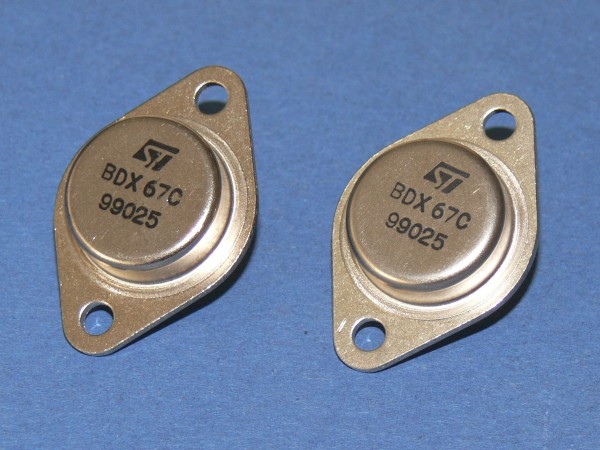 BDX67C Transistor Leistungstransistor ST Microelectronics NPN 150W Lot mit 2 Stk