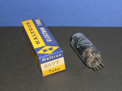 HALTRON 6677 Vacuum Pentode Röhre Tube / Elektronenröhre neu in OVP