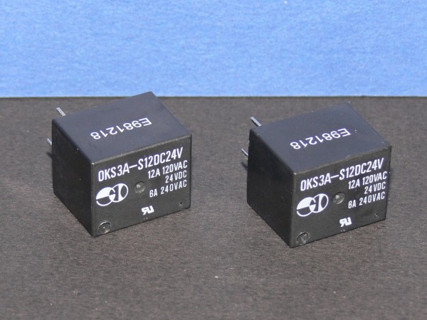 OKS3A-S12DC24V Relais 1x Schließer Spulenspannung 24V Volt DC 2 Stück