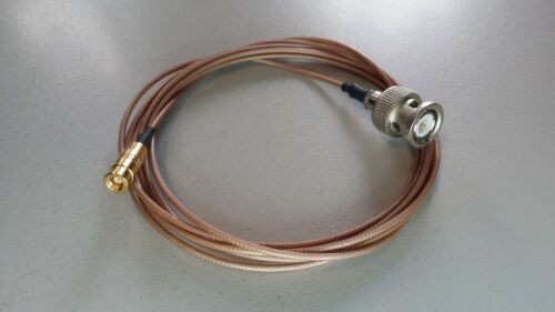 RG178 HF KABEL BNC STECKER AUF MCX KUPPLUNG 50 OHM 2 METER