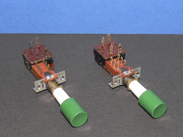 PETRICK 285/5 Netzschalter für BRAUN Power Switch 2 Stück Lot