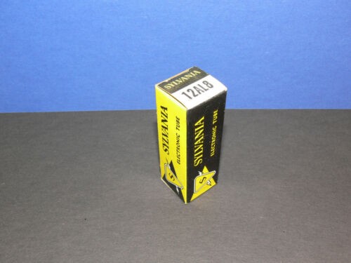 SYLVANIA 12AL8 Triode-Tetrode Röhre Tube neu in OVP