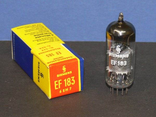 SIEMENS EF183 Vacuum Pentode Röhre Tube neu in OVP
