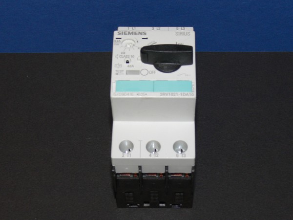 SIEMENS SIRIUS 3R 3RV1021-1DA10 Überlastrelais Motorschutzschalter 2,2-3,2A