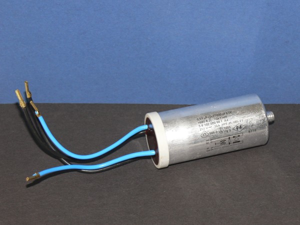 Entstörkondensator 0,51uF + 2x 2700pF + 680k Ohm + 2x 1mH / 15A AC Entstörfilter