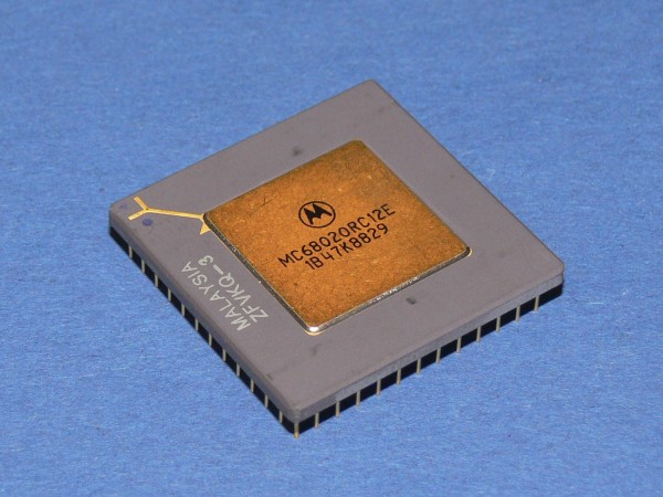 MOTOROLA MC68020RC12E IC vergoldet Ceramic 12,5 MHz CPU Mikroprozessor Vintage
