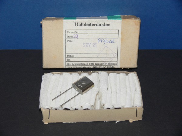 RFT Referenzelement 8,4V 100mW Zener Diode SZY21 Vintage aus DDR Zeiten
