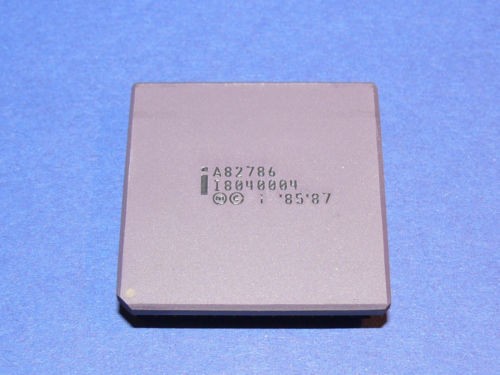 INTEL A82786 CHMOS Graphics Coprocessor I8040004 Military ceramic