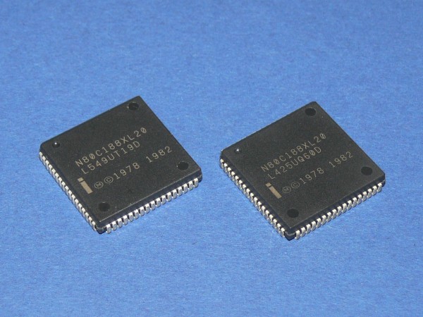 INTEL N80C188XL20 High-Integration Embedded Processor / Prozessor 16-bit 2 Stück
