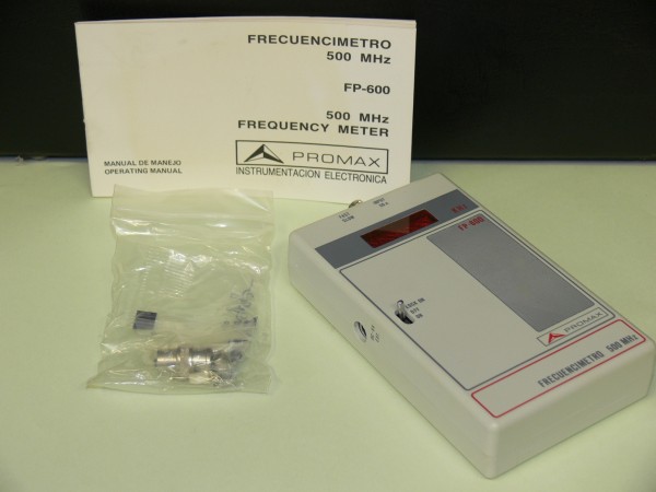 PROMAX FP-600 Frequenz Zähler Meßgerät Frequenzmesser 500MHz Vintage