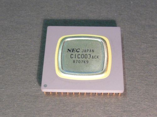 NEC CIC003 ACK Mikroprozessor CPU Ceramic Microcontroller Vintage