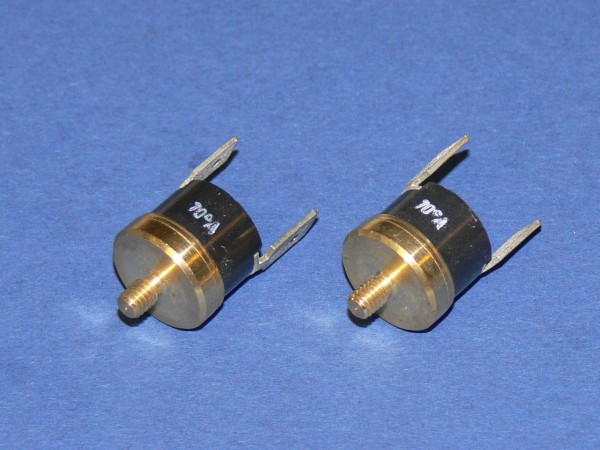 Temperaturbegrenzer Bimetallschalter Thermoschalter MICROTHERM 70°C Schließer