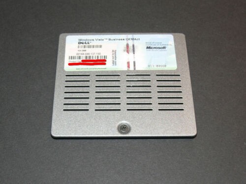 Dell Latitude D531 Memory RAM Cover Door Abdeckung VISTA Business Lizenz