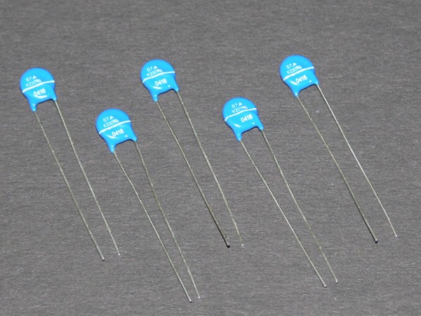 EPCOS VDR / Varistor 07K230 230V AC Lot mit 5 Stück