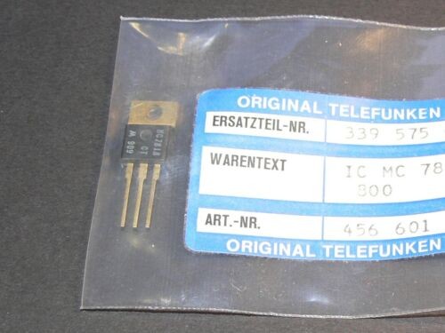 MC78M18CT MOTOROLA Spannungsregler IC TO-220 78M18 Telefunken Ersatzteil