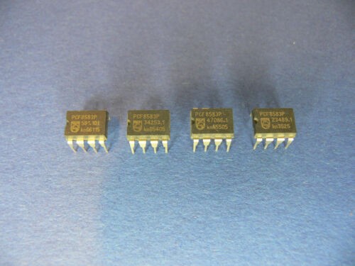 Philips PCF8583 P Uhrenbaustein Clock Calendar Circuit 4 Stk Set