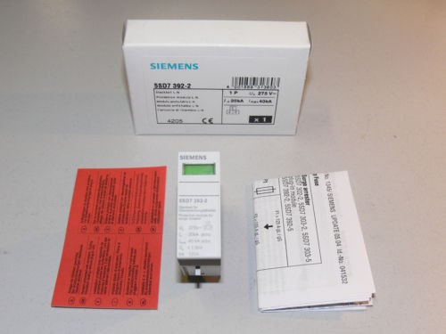 SIEMENS 5SD7392-2 Überspannungsableiter 275V 20kA Überspannungsschutz
