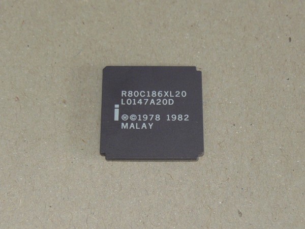 INTEL R80C186XL20 IC vergoldet Ceramic 20 MHz 1MB CPU Mikroprozessor Vintage