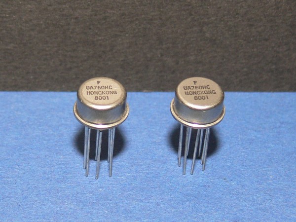 Fairchild UA760HC High Speed Differential Comparator IC Lot mit 2 Stk
