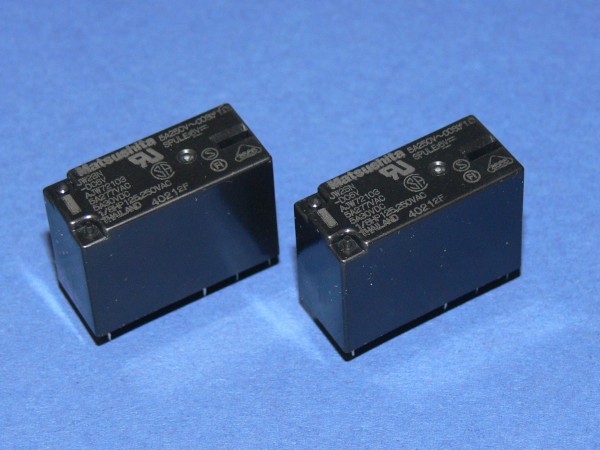 JW2SN-DC6V AJW72103 Print Steck Relais 6V DC Spule 2xUM 5A Kontakt 2 Stück Lot