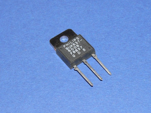 PHILIPS BUK637-500B N-Channel MOSFET Transistor 500V 11A 180W SOT-93