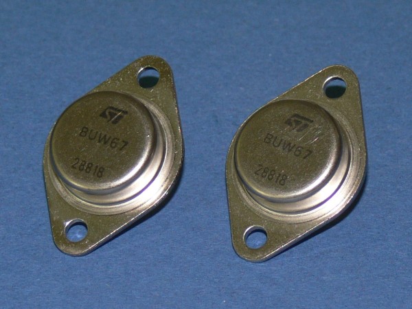 BUW67 Transistor Leistungstransistor ST Microelectronics NPN 90W Lot mit 2 Stk