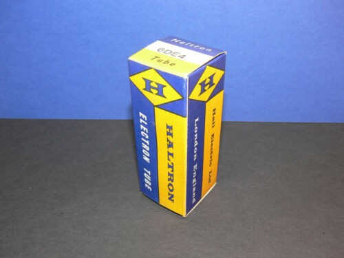 HALTRON 6DE4 Röhre Tube flyback Diode Vacuum Tube / Elektronenröhre neu in OVP