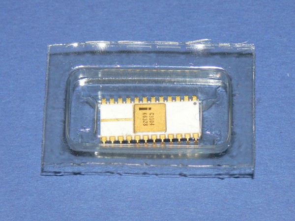 INTEL C3104 Intels erster inhaltsadressierbarer Speicherchip gold vintage neu