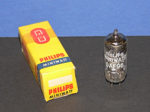 PHILIPS DAF96 Niederfrequenz Diode / Pentode Röhre Tube neu in OVP