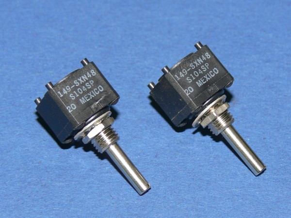 Vishay Spectrol 149SXN48S104SP Präzisions Potentiometer 100k Ohm Lot mit 2 Stück