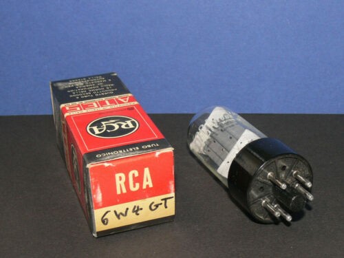 RCA 6W4GT Einweg-Gleichrichter Hochvakuum Röhre Tube neu in OVP