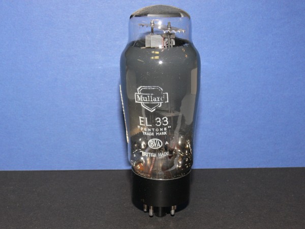 Mullard EL33 Vacuum Pentode Endstufen Röhre Elektronenröhre Tube neu