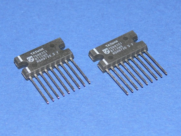 TDA8351 Philips DC-coupled vertical deflection circuit IC 2 Stück Lot
