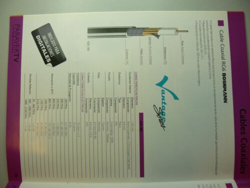 Digital SAT Kabel CA-180 BOSHMANN 100 Meter Ring DVB T2 tauglich