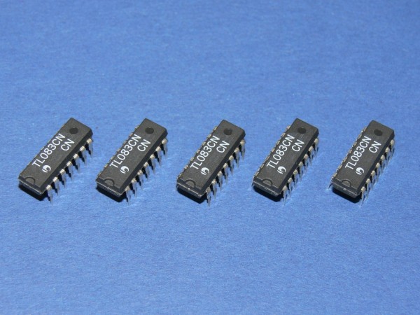 HFO TL083CN Operationsverstärker OpAmp DIL-14 Pin Gehäuse 5 Stück Lot