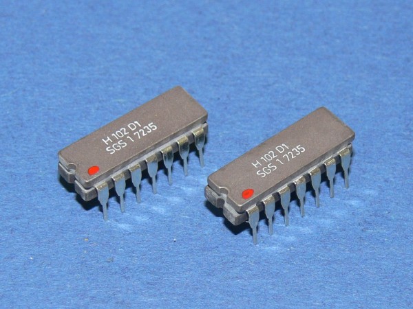 SGS H102D1 Keramik ceramic IC vintage Lot mit 2 Stück