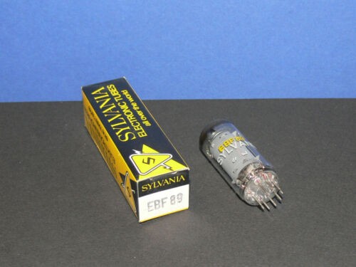 SYLVANIA EBF89 Zweifach Diode / Pentode Röhre Tube neu in OVP