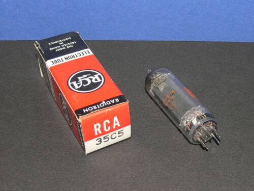 RCA 35C5 Röhre Tube Strahlbündel Endröhre Elektronenröhre neu in OVP