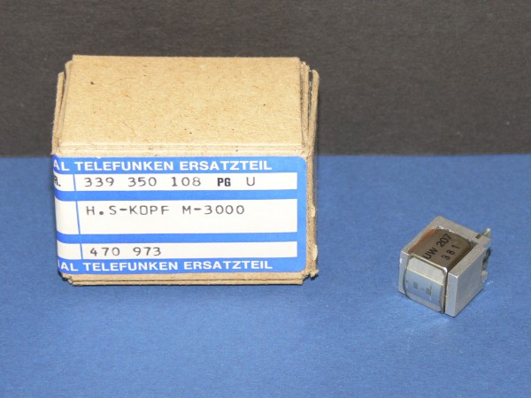 Telefunken UW207 Hör - Sprech - Kopf / Tonkopf für M-3000 Tonbandmaschine NEU