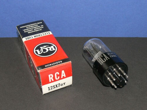 RCA 12SX7GT Zweifach Triode Niederfrequenz Röhre Tube neu in OVP