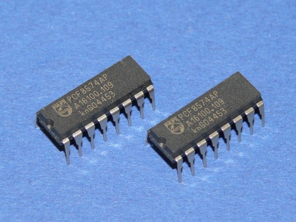 PHILIPS PCF8574AP Remote 8-bit I/O expander for I2C-bus with interrupt IC 2 Stk