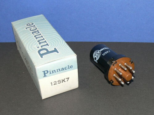 PINNACLE 12SK7 Vacuum Pentode Röhre Tube neu in OVP
