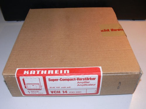 KATHREIN VCH 14 Super Compact Verstärker Typ. 230.280 / 300MHz 30dB
