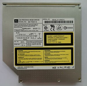 Toshiba DVD ROM DRIVE SD-R2212