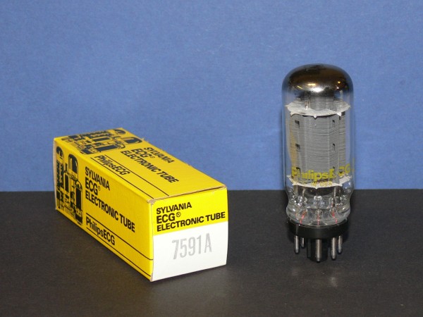 SYLVANIA 7591A Strahlbündel Endröhre Endstufe Röhre / Tube / Elektronenröhre neu