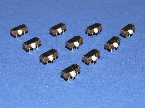 Sub Miniatur Schiebeschalter Mini Mikro Schalter miniature slide switch 10 Stück