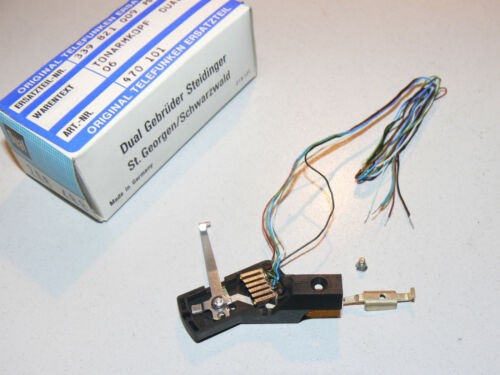 Dual 506 Tonkopf Halterung Headshell Tonarmkopf OVP NOS Neu