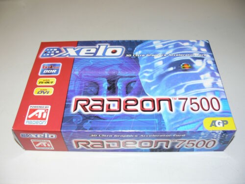 XELO ATI RADEON 7500LE 64MB Grafikkarte CR0212430922 Neu in OVP