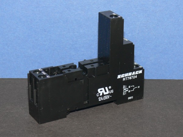 SCHRACK RT78724 Hutschienen 5 Pin Relais Sockel Fassung