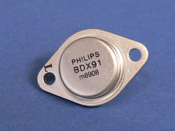 PHILIPS BDX91 NPN Silizium Leistungs Transistor 80V 8A 90W TO-39